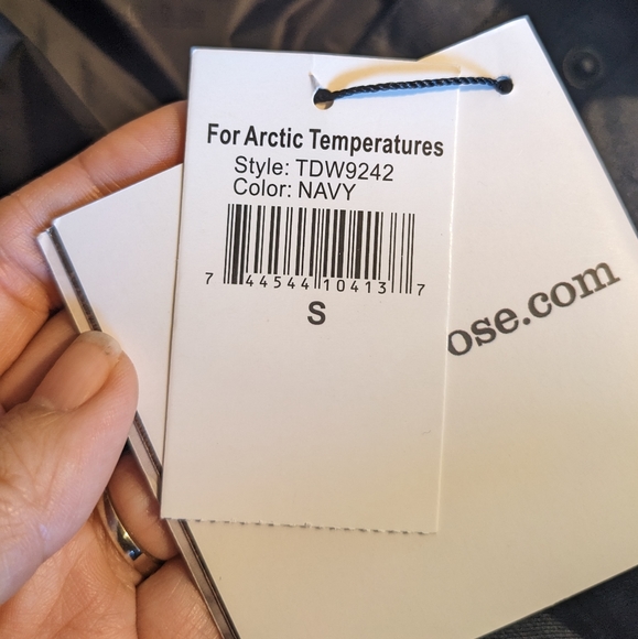 Triple F.A.T Goose Down Colburn Puffer Parka Jacket in Navy Blue Size Small NWT - Picture 16 of 16